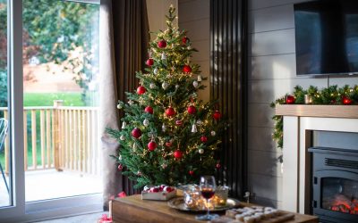 Lodges Getting Dressed for Christmas