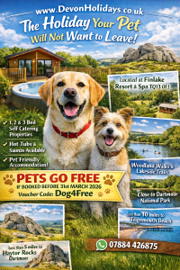 Devon Holidays Pet friendly Poster