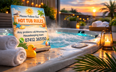 New Hot Tub Signage Being Introduced Across Our Properties