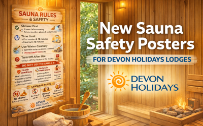 Improving Sauna Safety for Guests – New Visual Guides for Devon Holidays Lodges